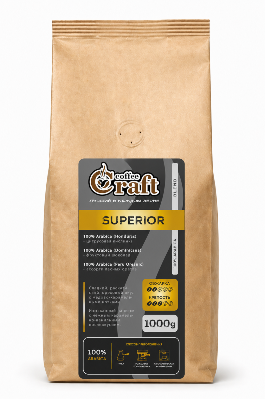 Кофе в зернах SUPERIOR - фото товара