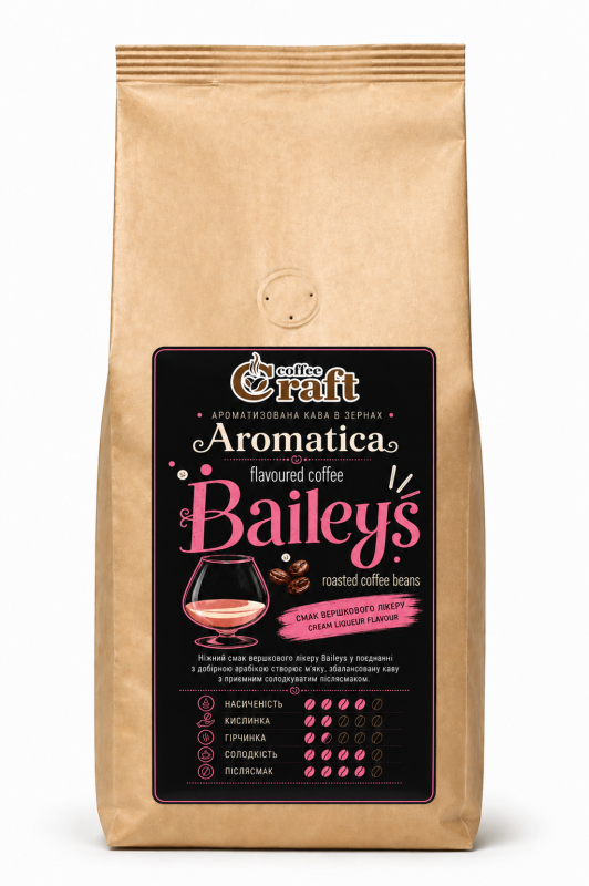 Ароматизована кава в зернах Aromatica Baileys - фото товару